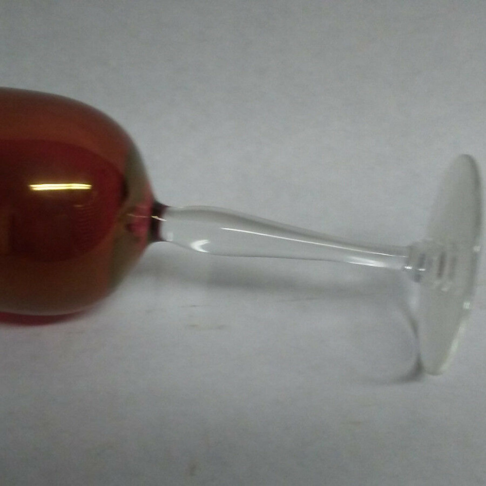 cranberry goblets wine water tea depression glass - Picture 2 of 5